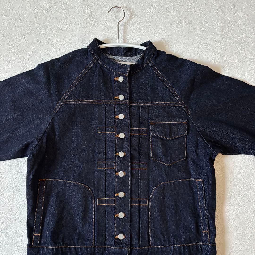 美品　si-si-si comfort BASIC DENIM JACKET