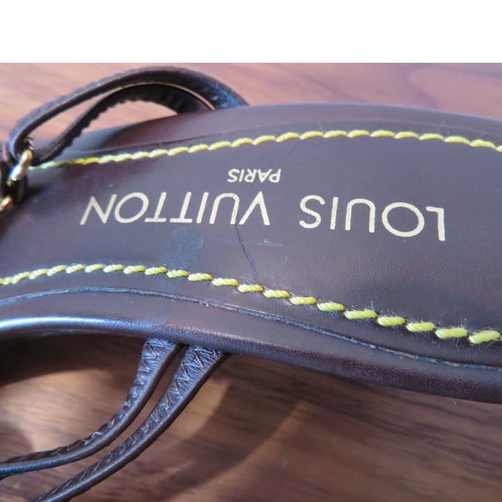 ルイヴィトン フラワーモチーフサンダル 37 正規品