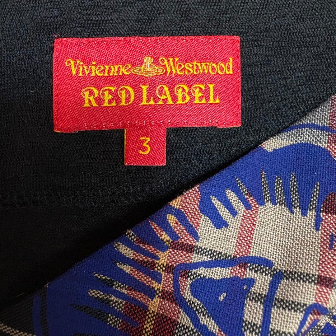 極美品 ヴィヴィアンウエストウッドレッドレーベル ニット切り替え ワンピース