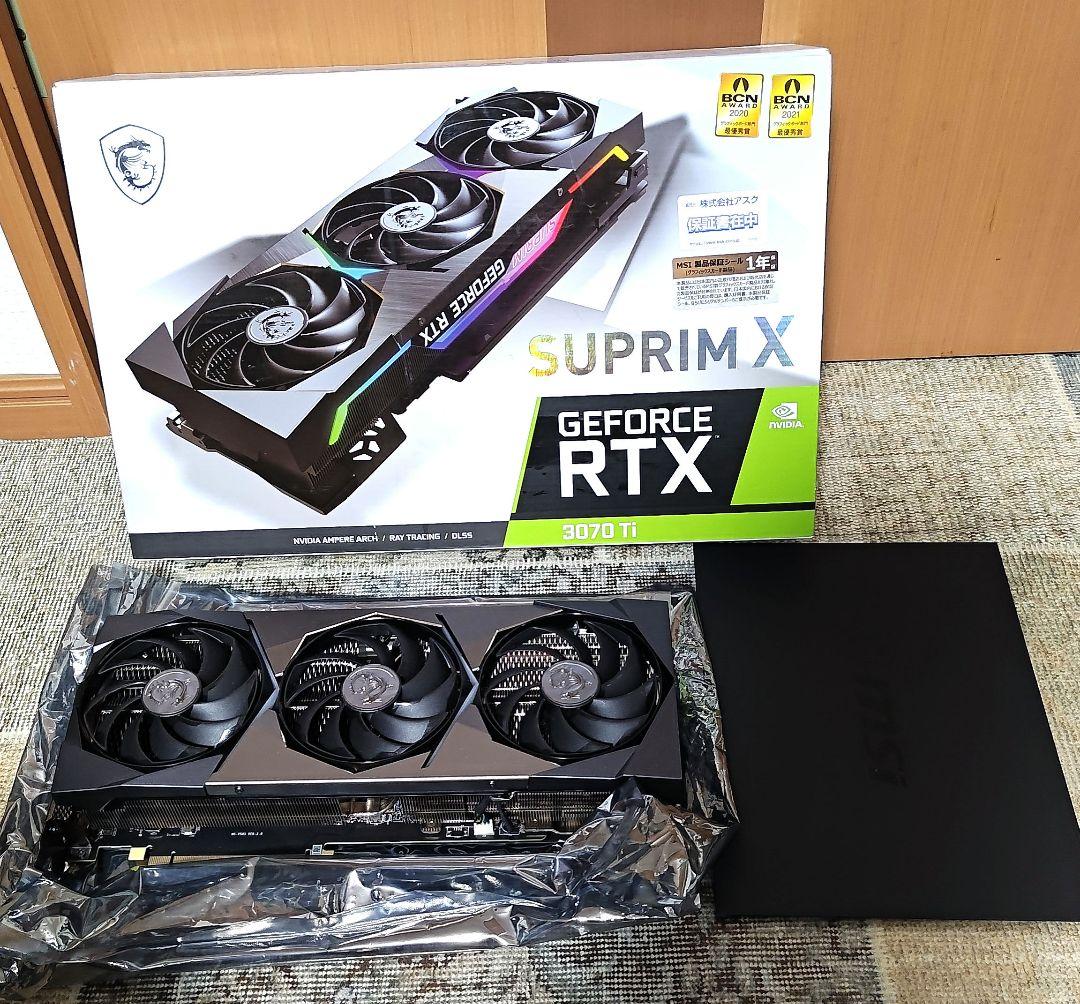 MSI　NVIDIA RTX3070Ti SUPRIM X 8G
