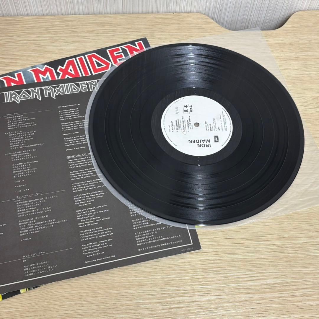 見本盤 IRON MAIDEN レコード LP アイアンメイデン