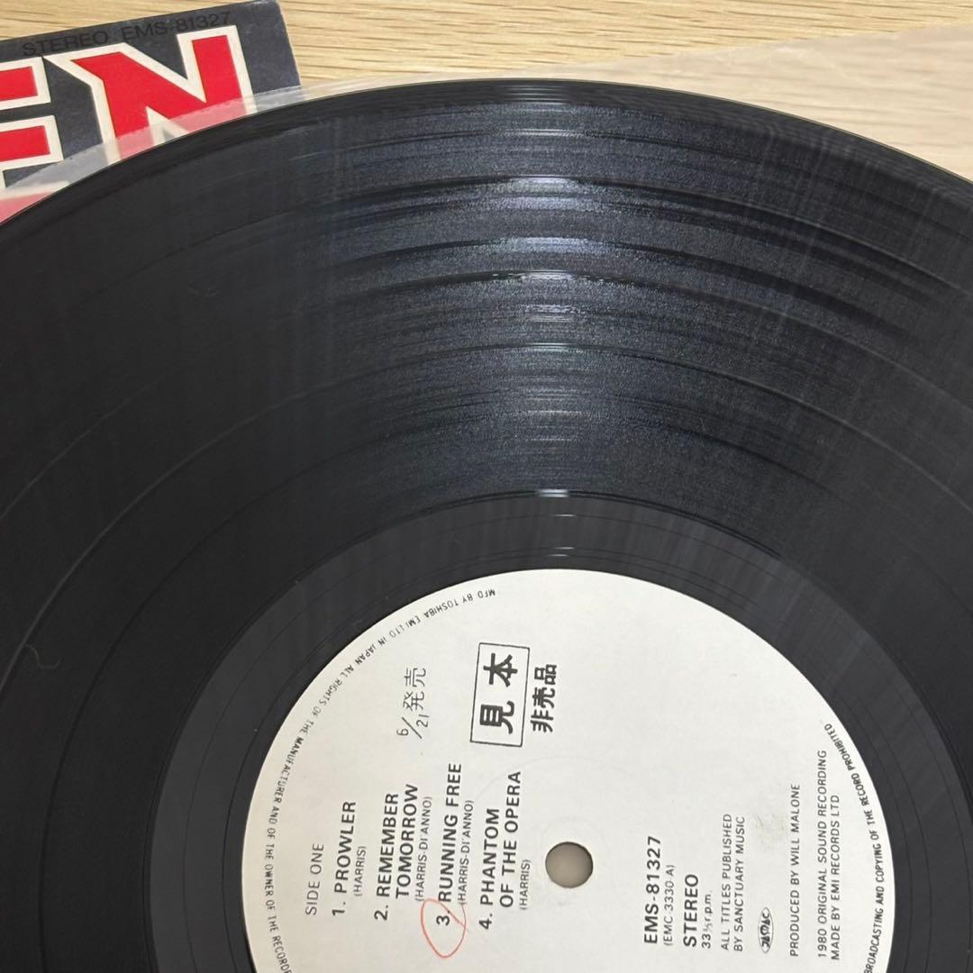 見本盤 IRON MAIDEN レコード LP アイアンメイデン