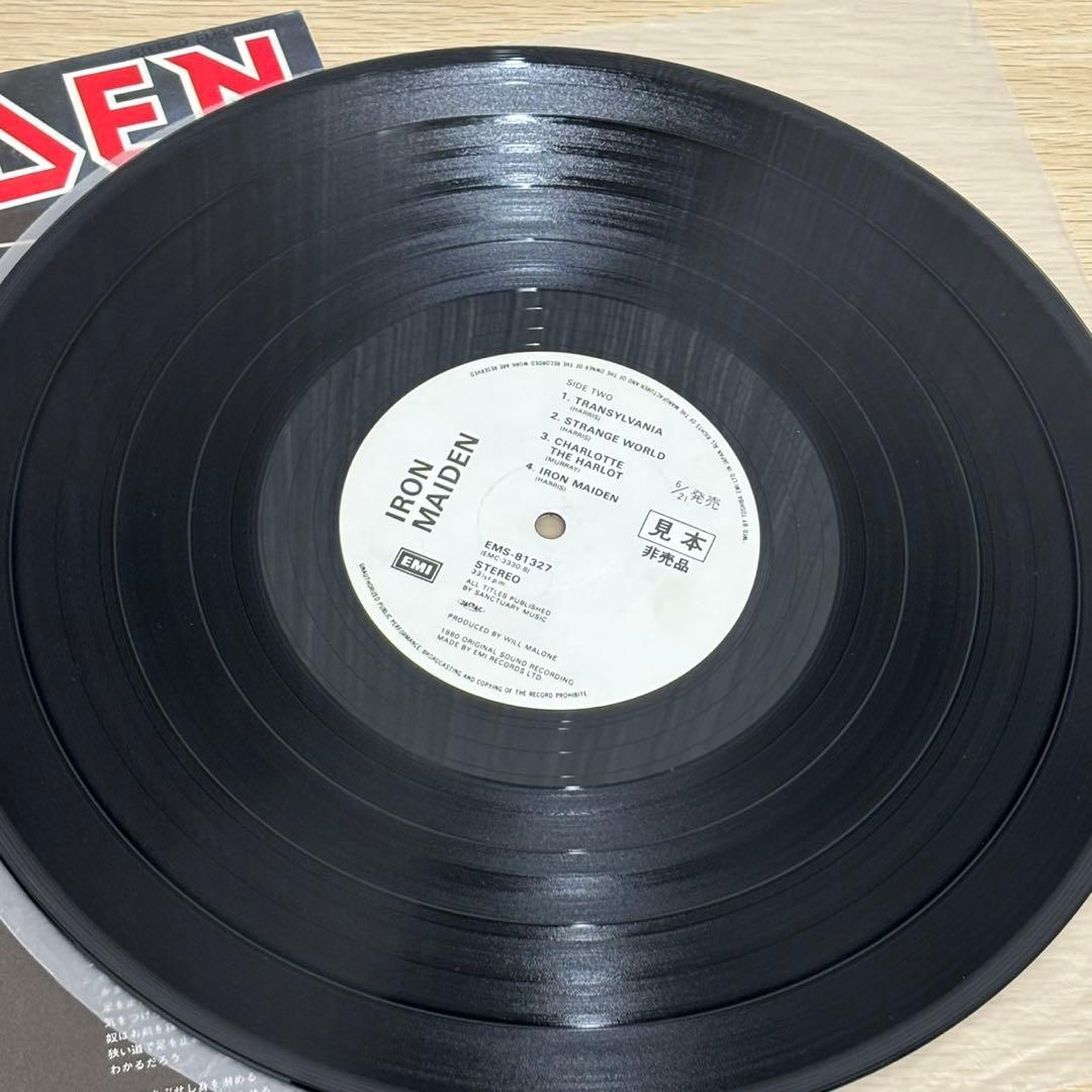 見本盤 IRON MAIDEN レコード LP アイアンメイデン