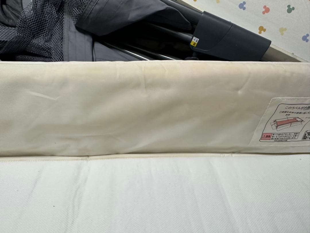 アップリカ ココネル エアー AB ベビーベッド　グレー