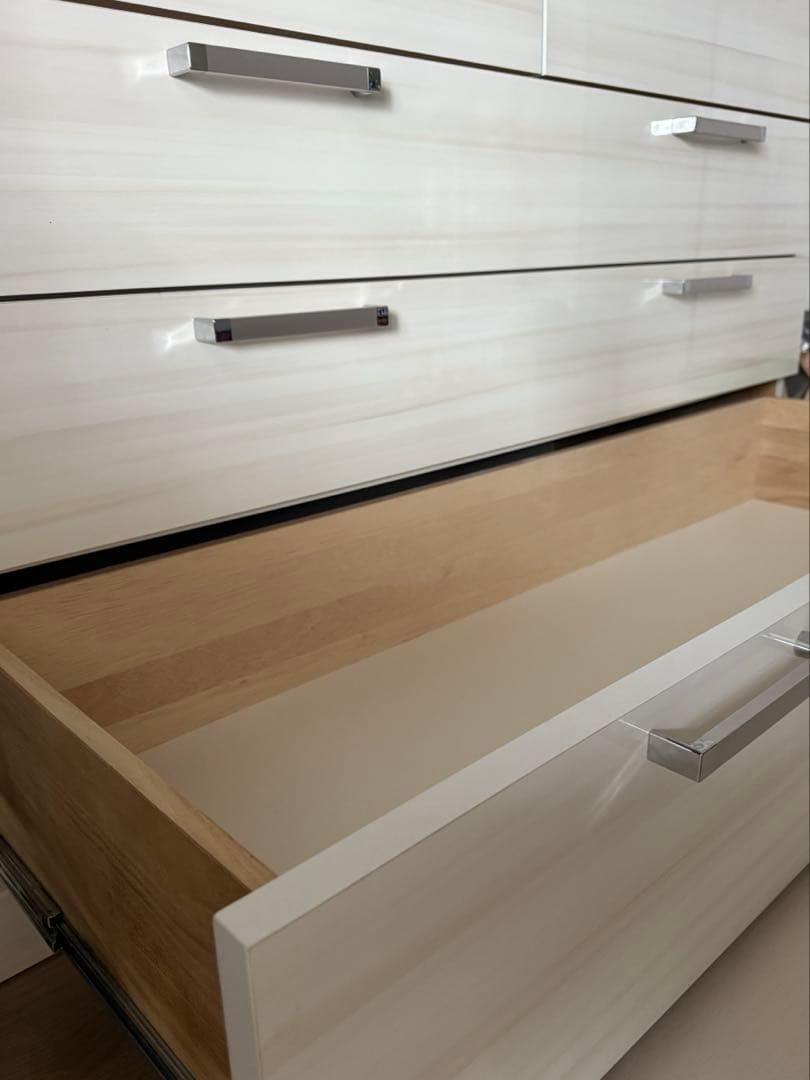 チェスト　韓国風　シック　120 モダン　箪笥　ホワイト　ベージュ　グレージュ