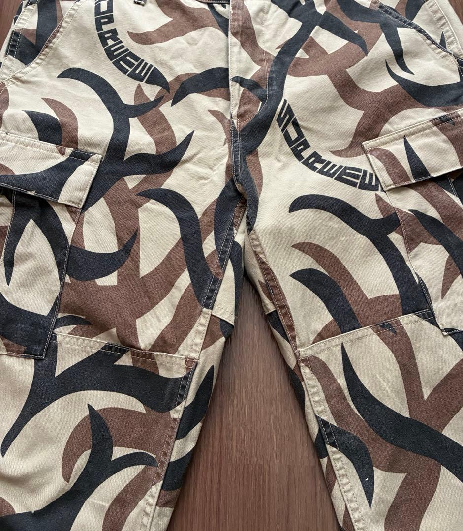 Supreme シュプリーム トライバルカモ カーゴパンツ W32たくあん