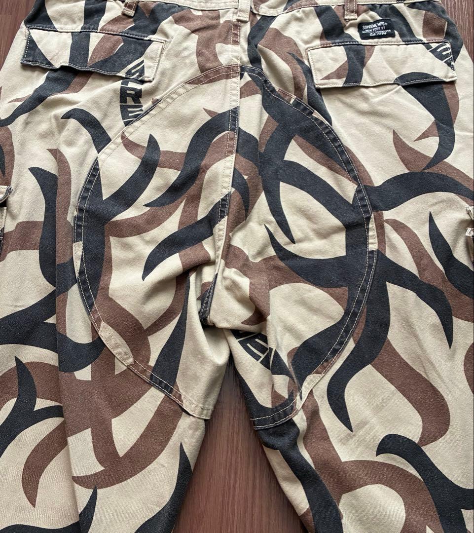 Supreme シュプリーム トライバルカモ カーゴパンツ W32たくあん