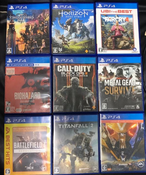 PS4 ソフトまとめ売り
