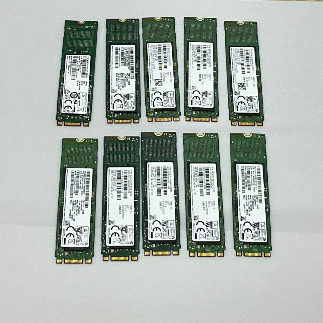 【10枚セット】Samsung SSD MZ-NLNC 128GB M.2