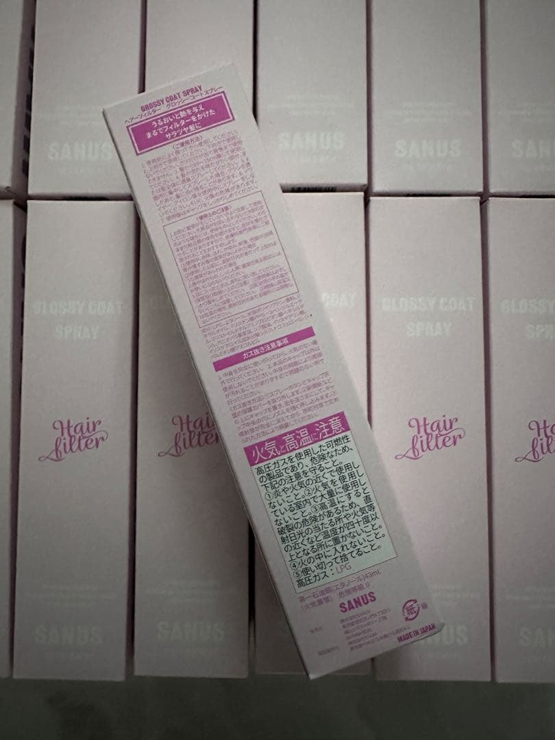 SANUS Glossy Coat Spray ヘアスプレー14個まとめ売り