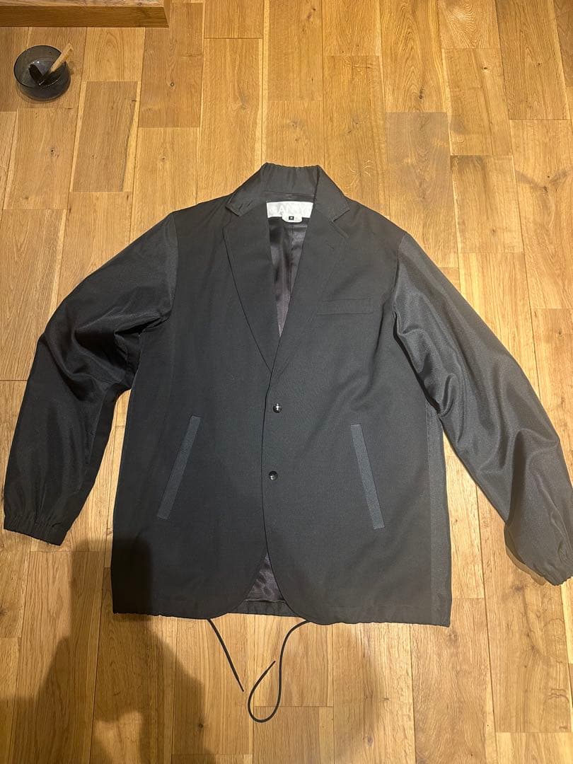 GANRYUガンリュウ 異素材MIXテーラードコーチジャケット　ギャルソン