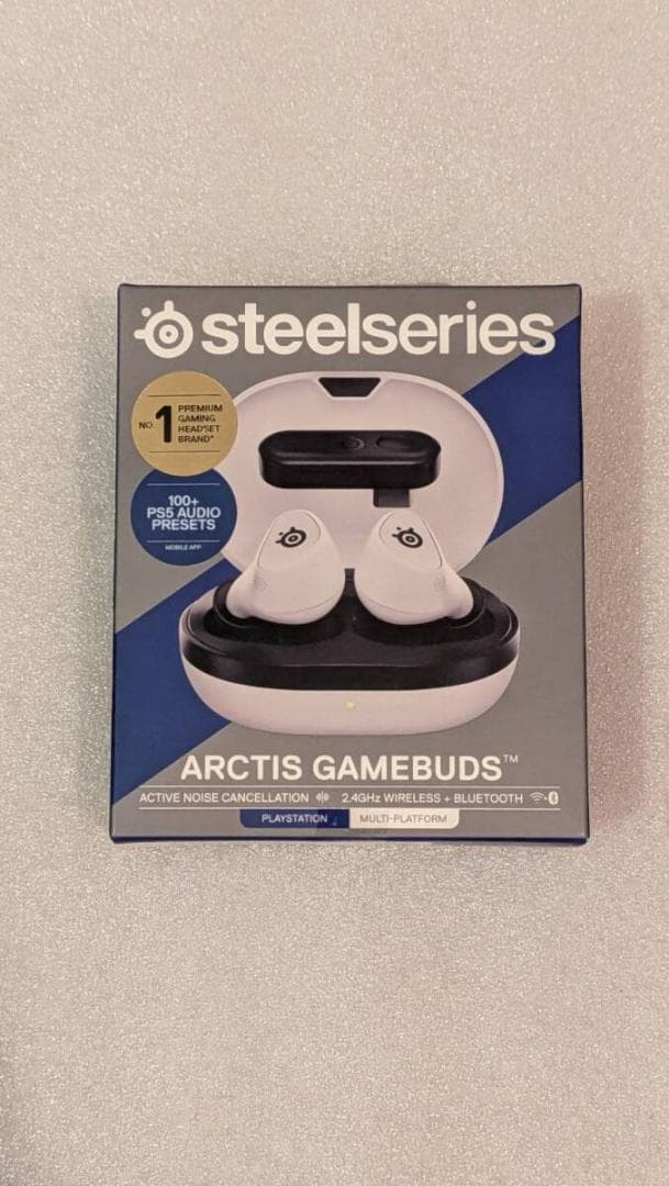 未使用 ホワイト スティールシリーズ ARCTIS GAMEBUDS