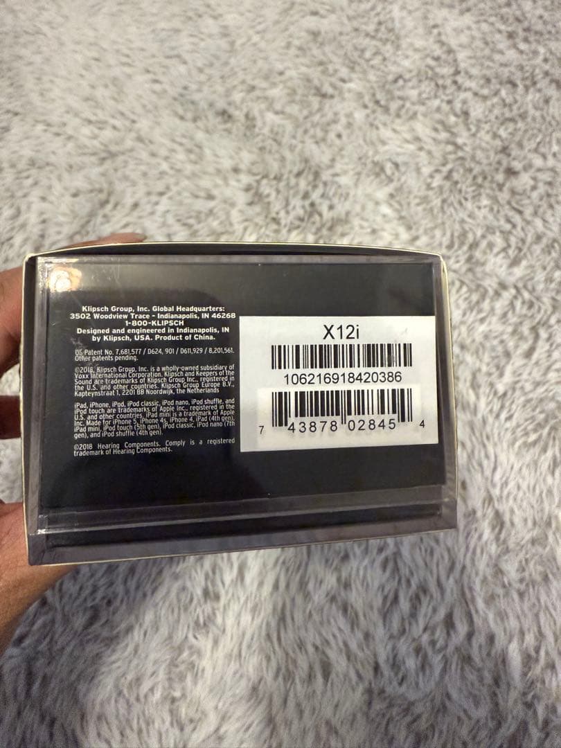 K1 Klipsch X12i 有線イヤホン