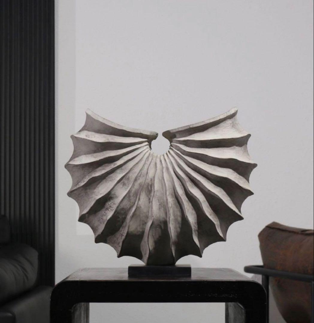 貝殻形状の立体オブジェzara boconcept ikeaホテルライク