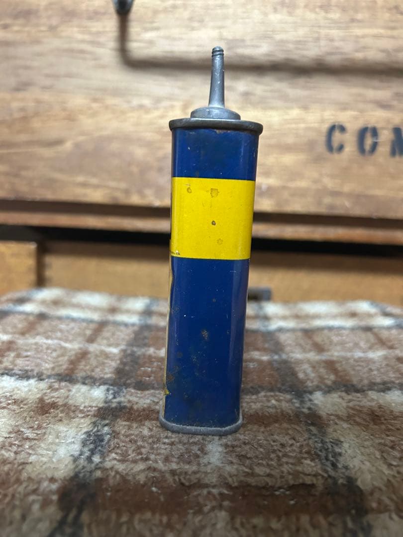 タ*ー様 SUNOCO HOUSEHOLD OIL ビンテージ缶 世田谷ベース