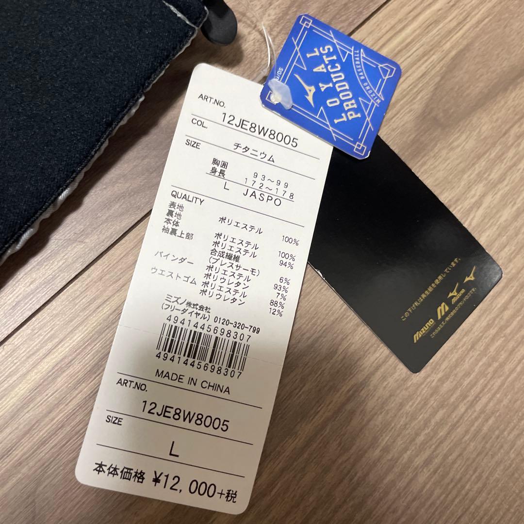 ミズノプロ ウィンドブレーカー ブレスサーモ チタニウム L