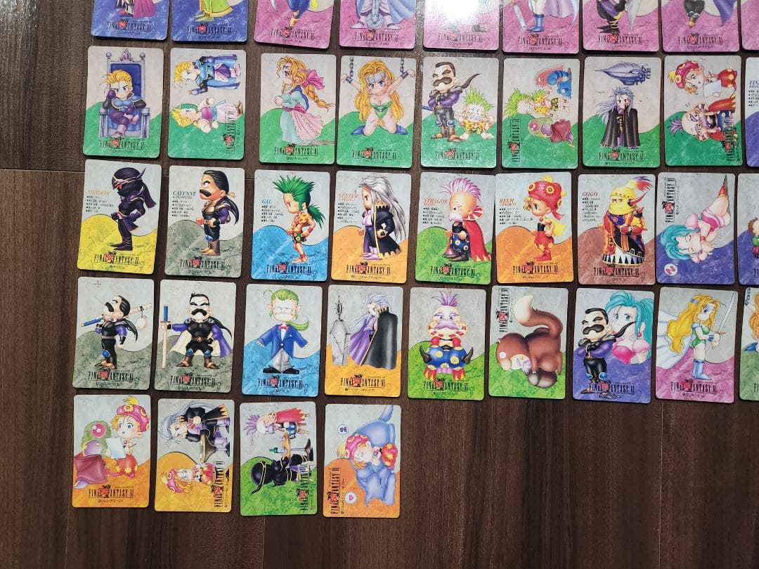 ファイナルファンタジー Ⅵ カードダス ノーマル 74種類