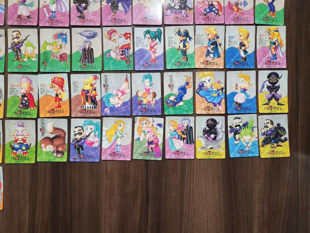 ファイナルファンタジー Ⅵ カードダス ノーマル 74種類
