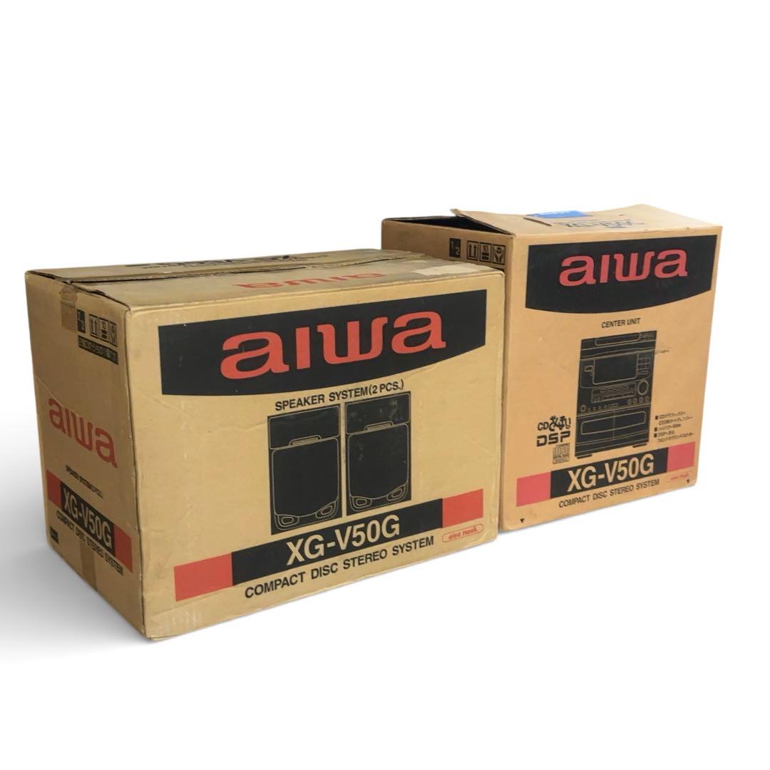 【長期保管品】aiwa アイワ XG-V50G 3CDコンポ ステレオシステム