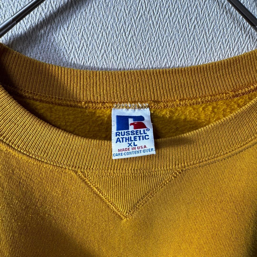 ひ*ぃ様 激レアカラー‼️90s USA製 RUSSELL PLAIN 無地 プ