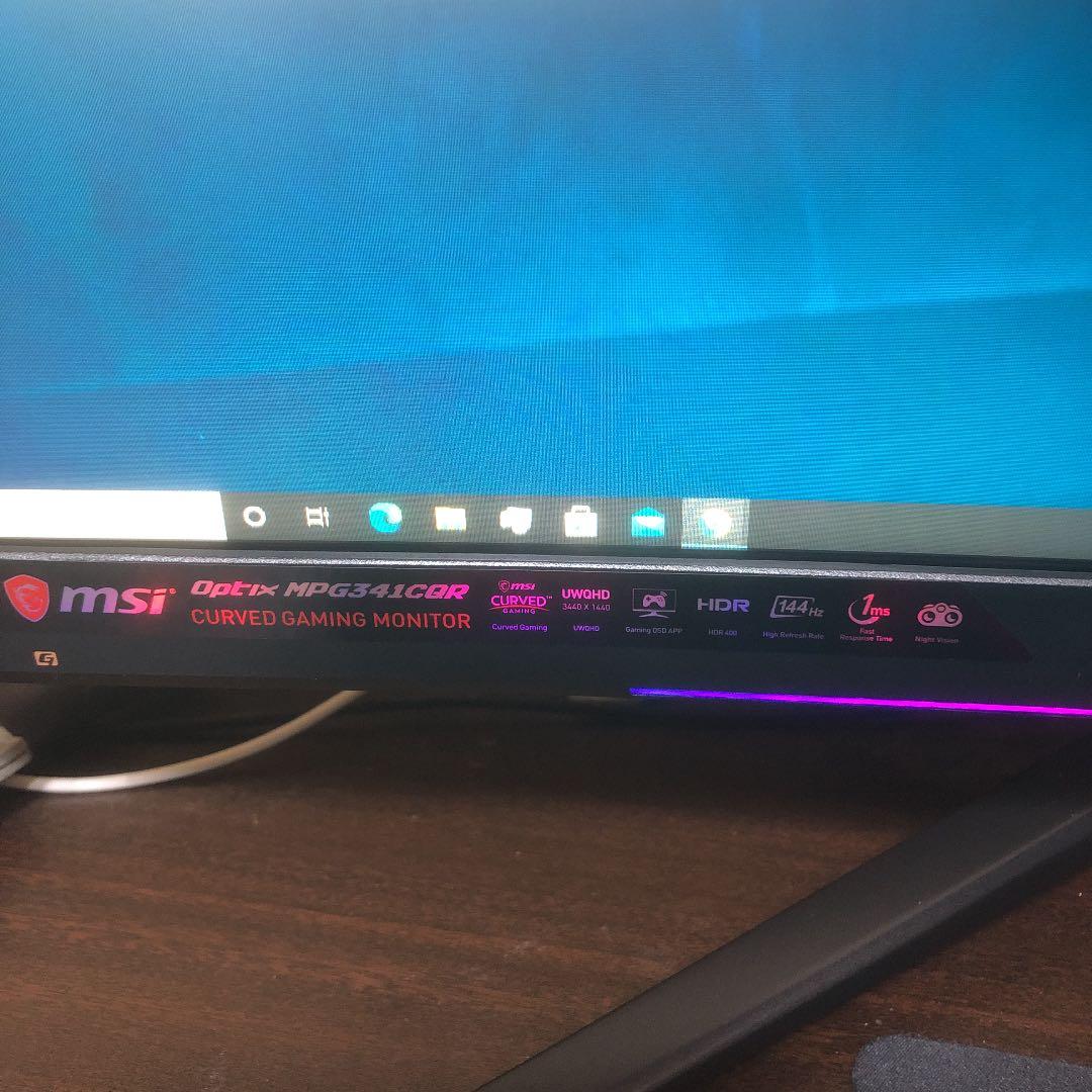 MSI Optix MPG341CQR ゲーミングモニター