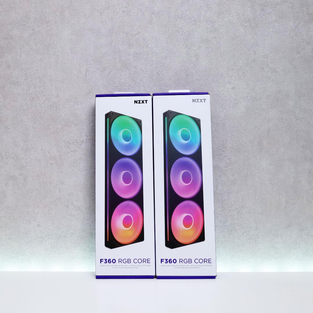 NZXT F360RGB CORE BLACK 1個入×2個　㊶
