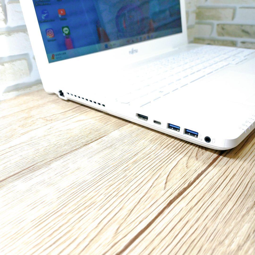 美品♡高性能i7♪富士通ノートパソコン☆Windows11☆DVD カメラ付き