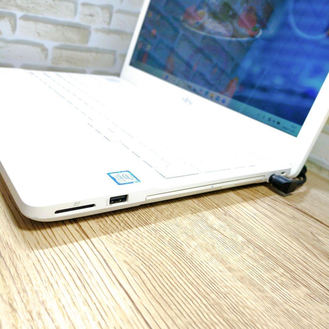 美品♡高性能i7♪富士通ノートパソコン☆Windows11☆DVD カメラ付き