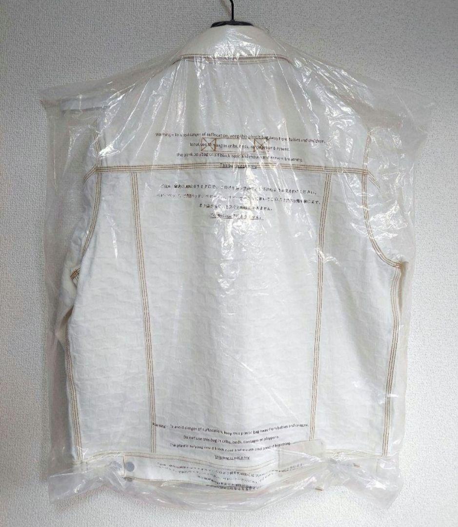 新品！COACH　シグネチャー　ホワイトデニムジャケット　M(US)L-XL相当