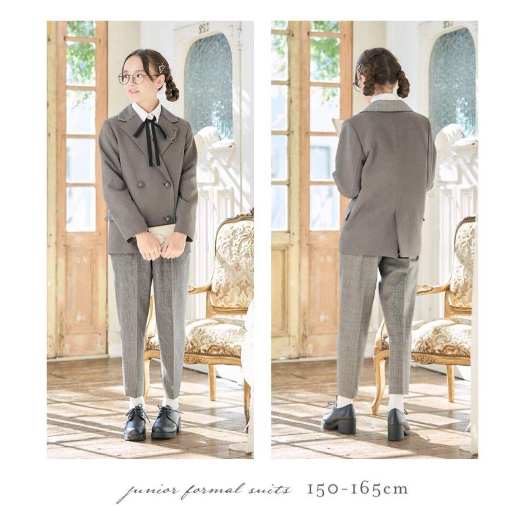 【1度のみ使用】アリサナ パンツスーツ 160cm ベージュ 卒業式 発表会