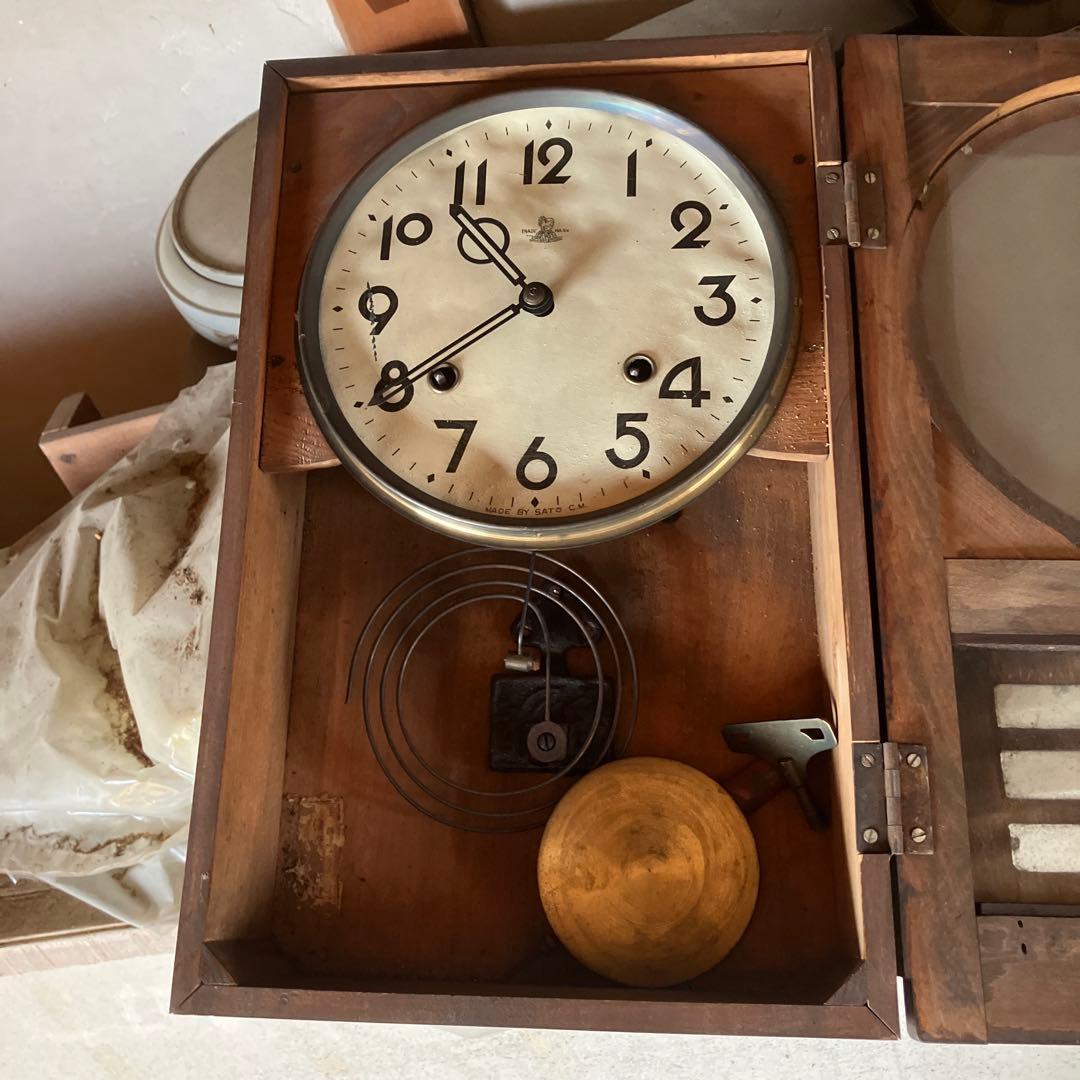 ジャンク品　古時計