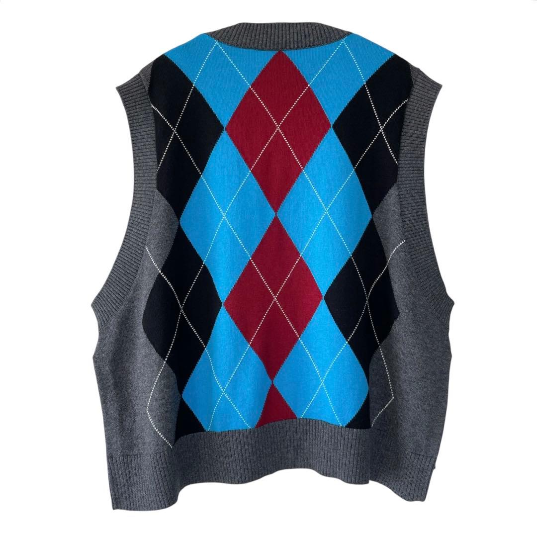 ミンク★ ナゴンスタンス spring argyle vest ベスト