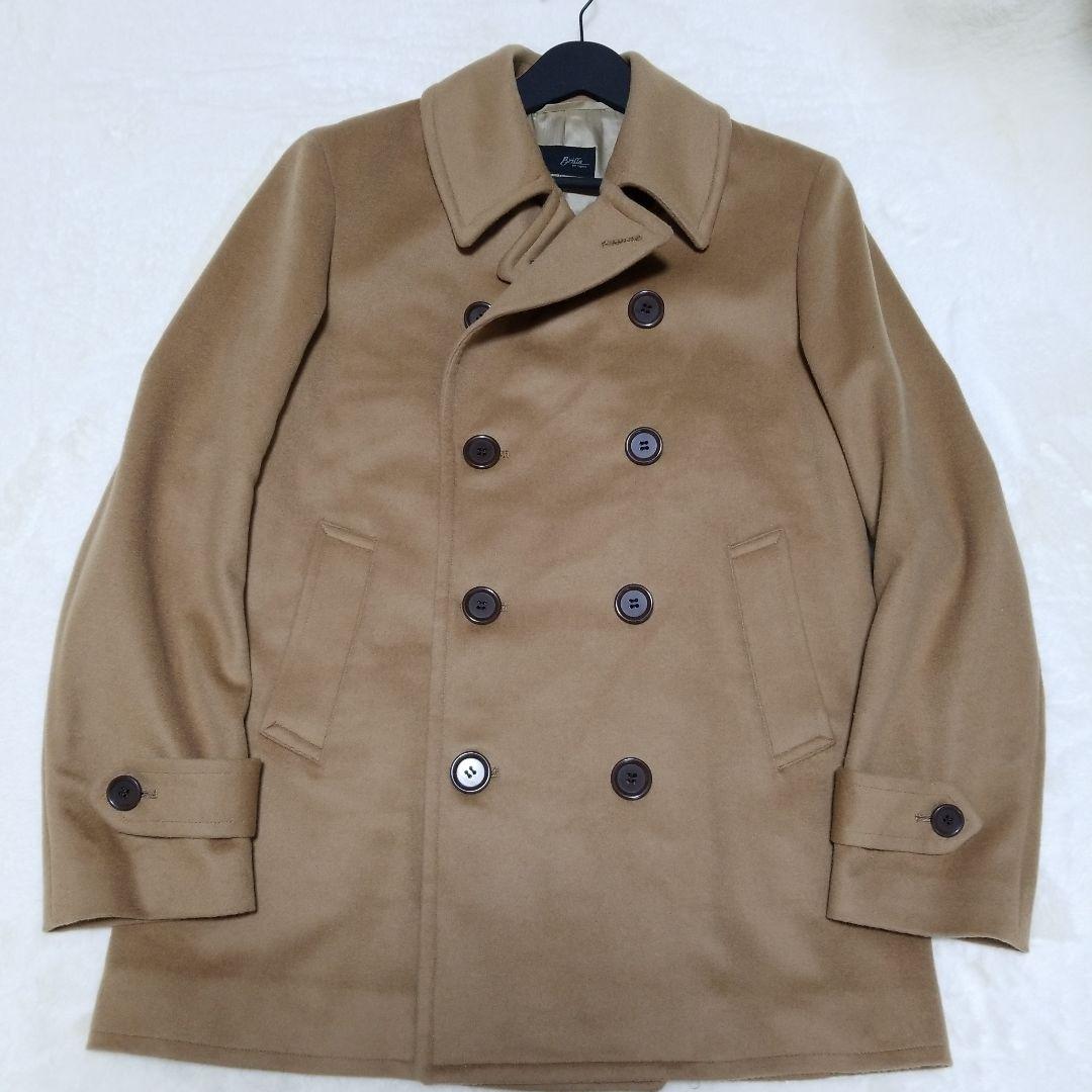 Brilla per il gusto　ピーコート　ウールコート　カシミア混　L