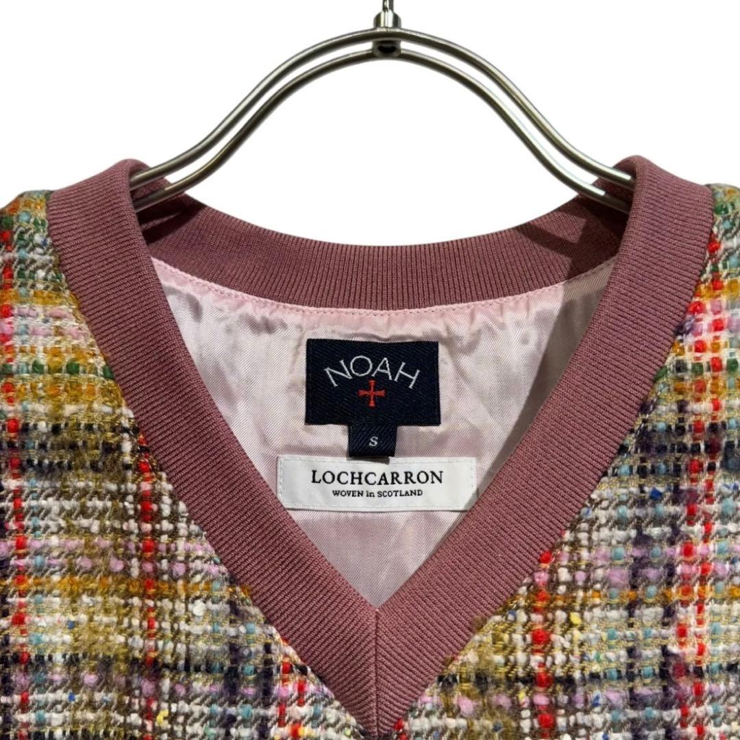 NOAH ノア Dream Tweed Vest ピンク S 24ss