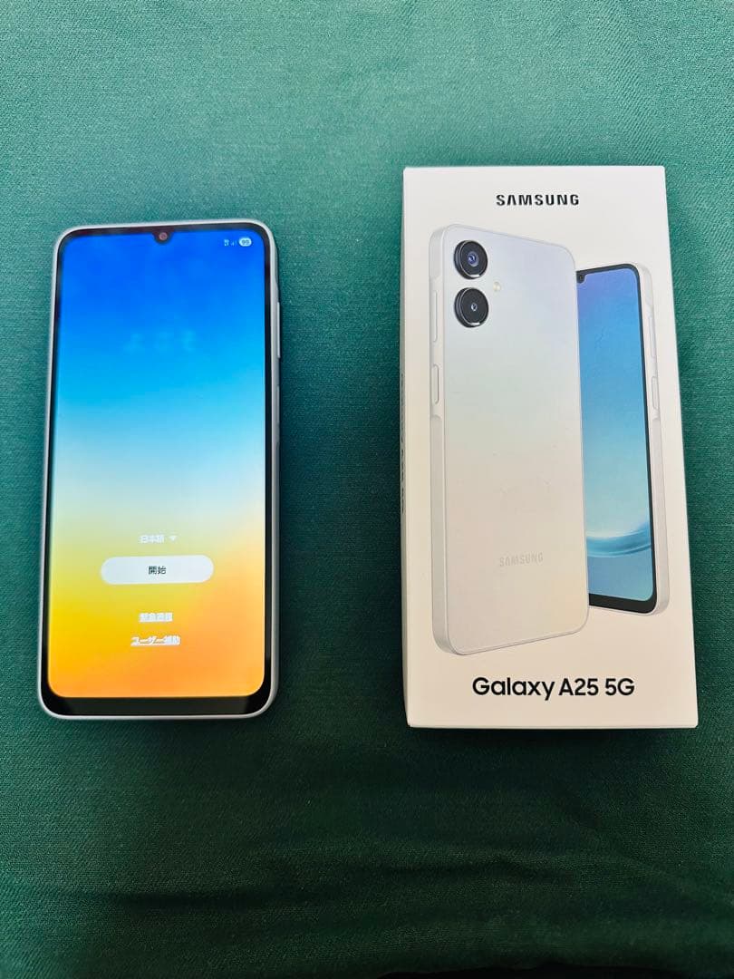 Samsung Galaxy A25 5G ライトブルー　本体