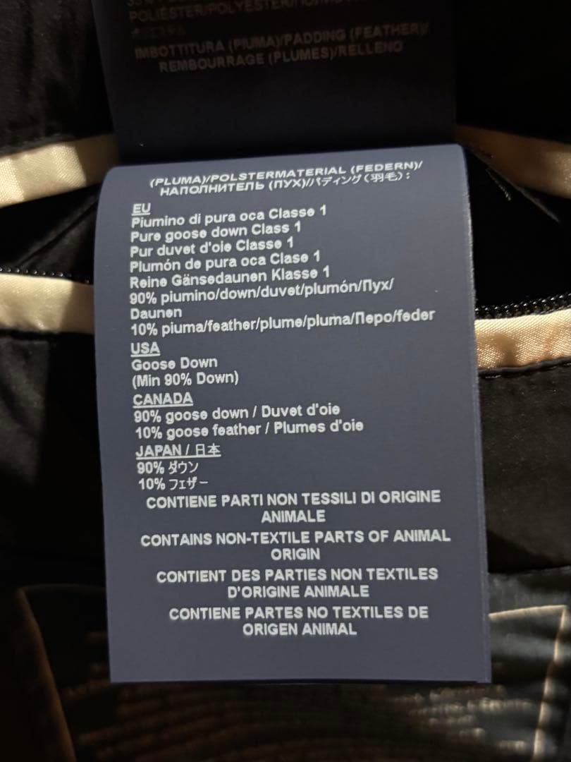 訳あり【HERNO】LEGEND ヘルノ インナーダウンジレ 46