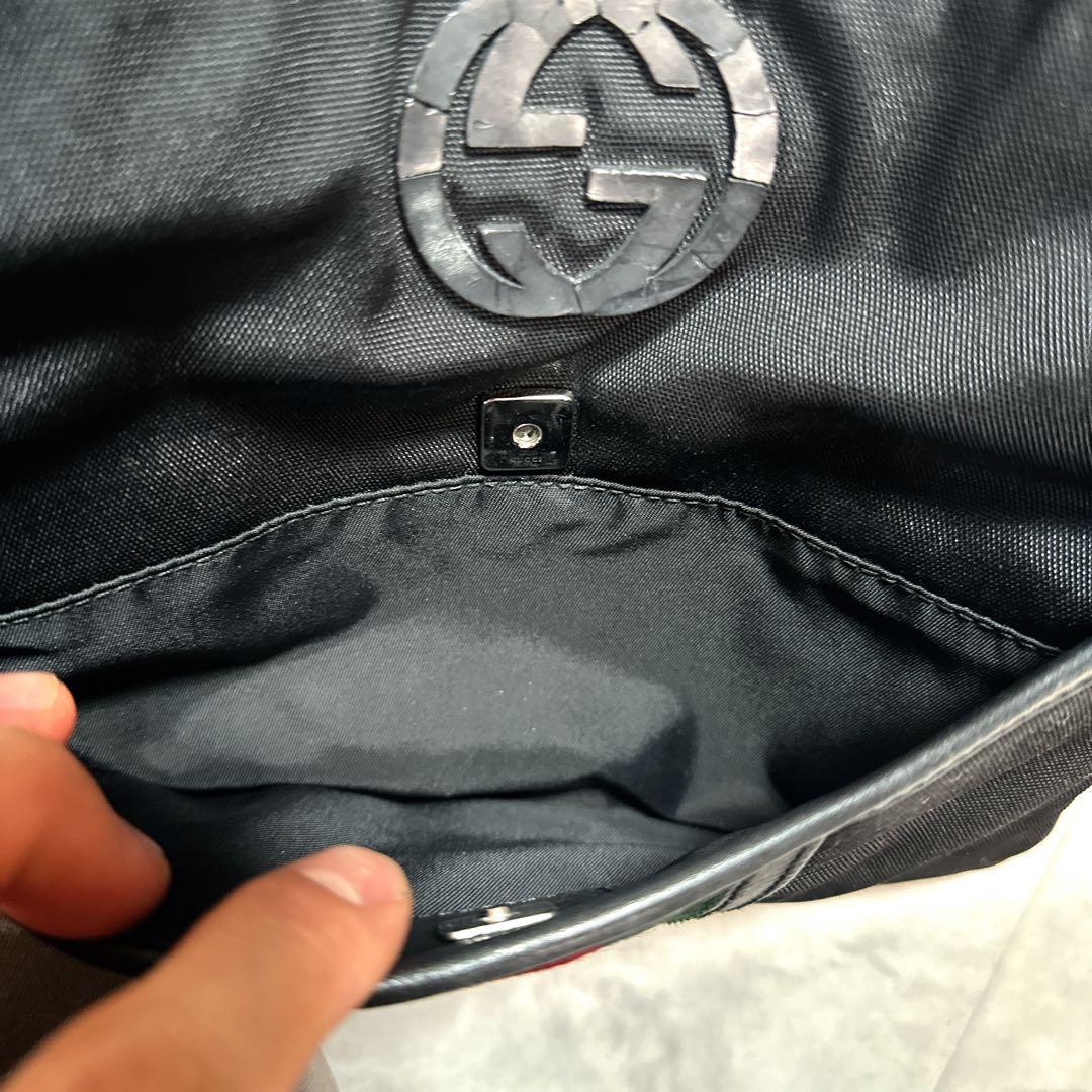 GUCCI グッチ インターロッキング シェリー ショルダーバッグ サコッシュ