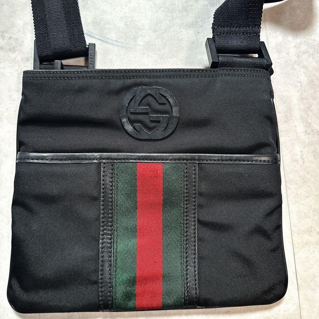 GUCCI グッチ インターロッキング シェリー ショルダーバッグ サコッシュ