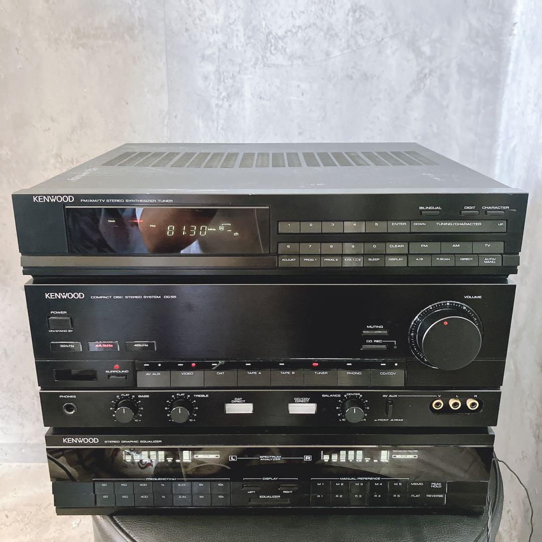 【希少】ケンウッド ROXY DG55 チューナー アンプ グライコ R-5E