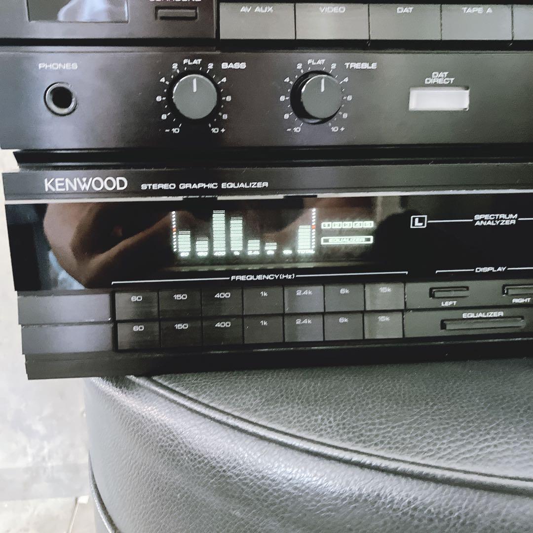 【希少】ケンウッド ROXY DG55 チューナー アンプ グライコ R-5E