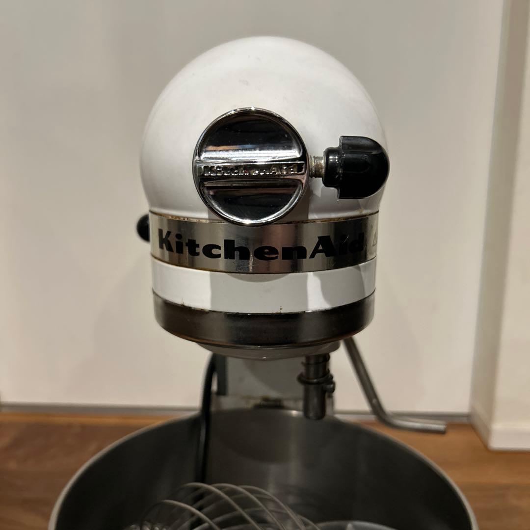 KitchenAid スタンドミキサー ホワイトKSM5 【ジャンク品】