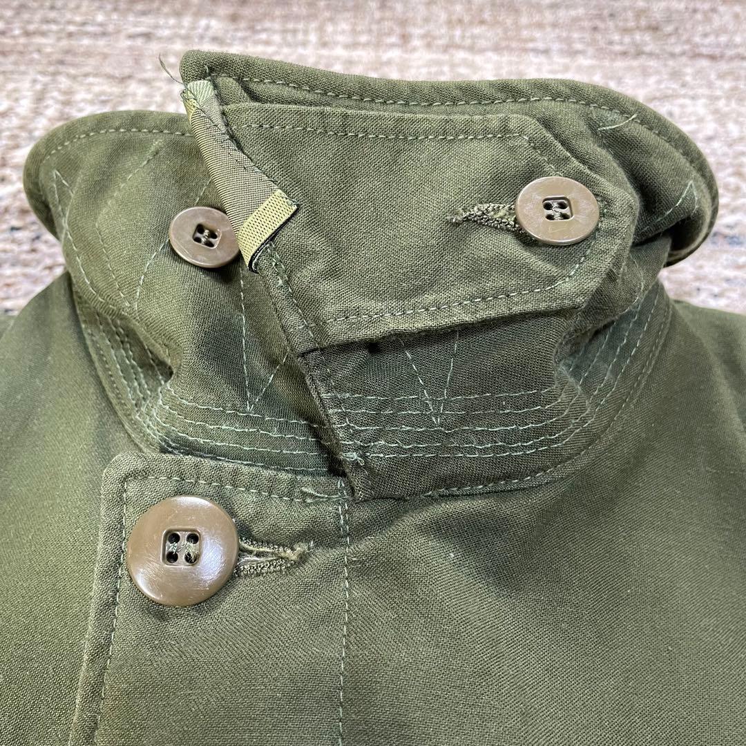 80s M-59 スウェーデン軍 ミリタリーコート ライナー付き