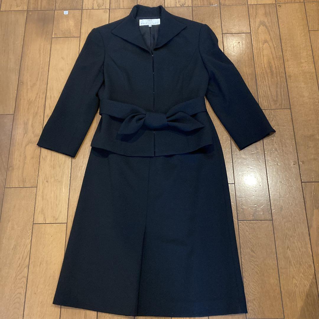 BALENCIAGA バレンシアガ　ブラックフォーマルスーツ 七分袖