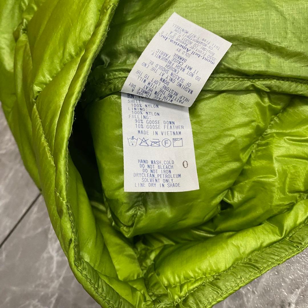 90s montbell 短丈 アルパインダウンパーカ y2k teck 人気色