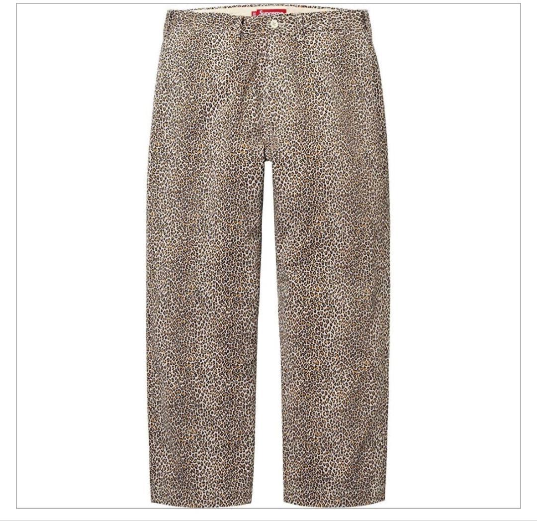 Supreme シュプリーム レオパード チノパン サイズ32