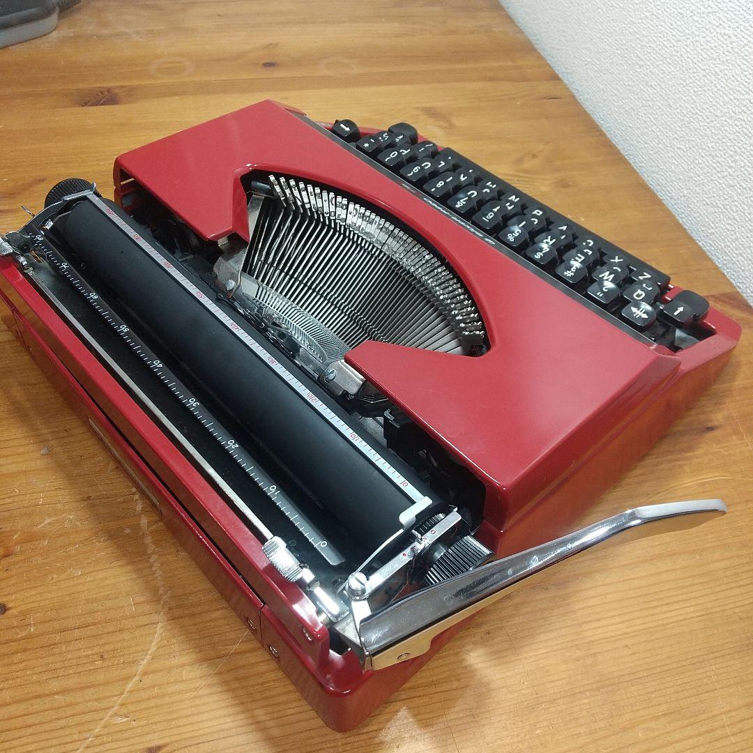 Silver-Reed 715 赤 タイプライター