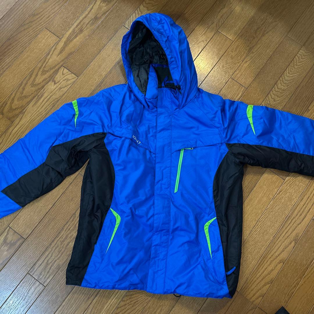 ひまわり様用　IGNIO スキーウェア上下　XOサイズ 青/黒　大きいサイズ