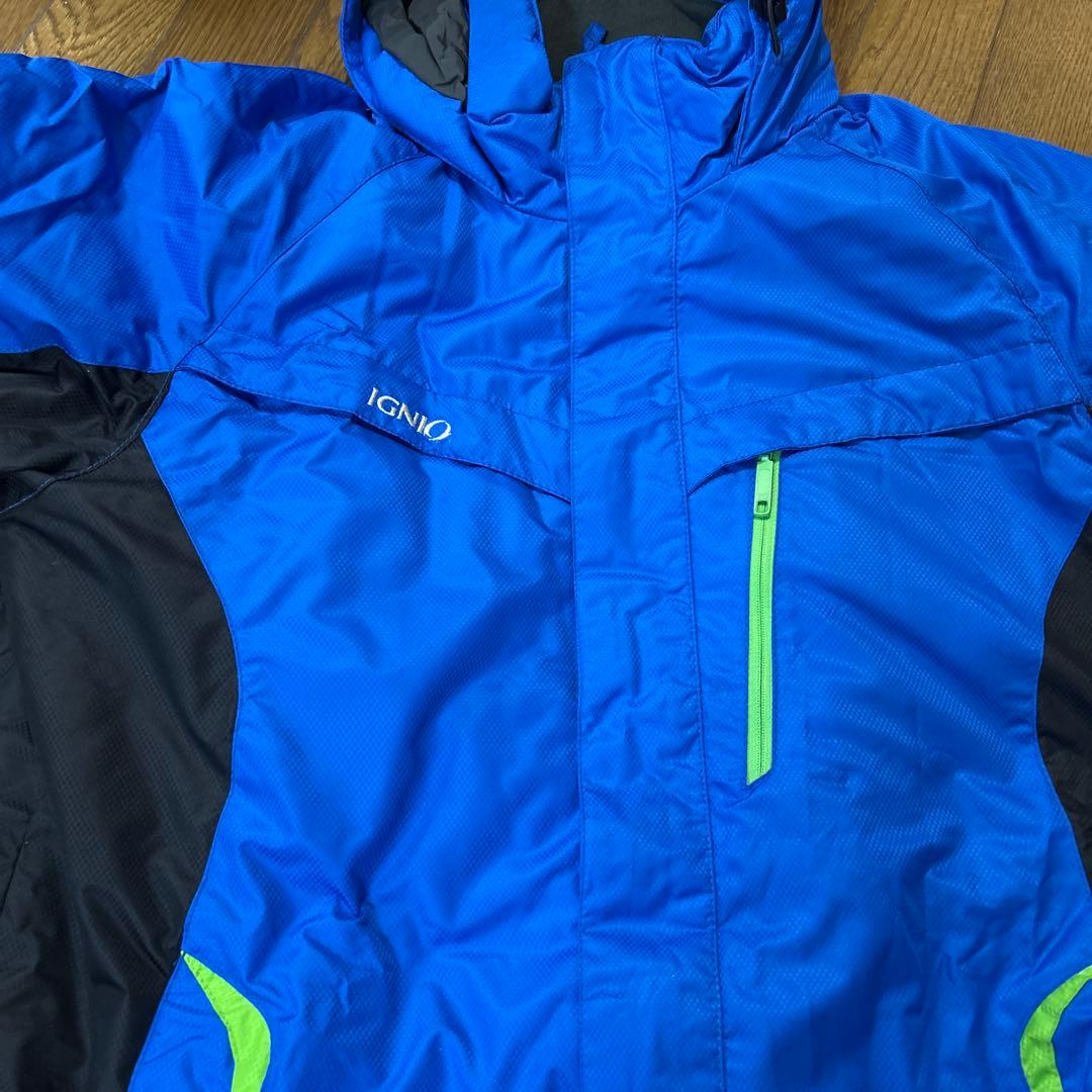 ひまわり様用　IGNIO スキーウェア上下　XOサイズ 青/黒　大きいサイズ