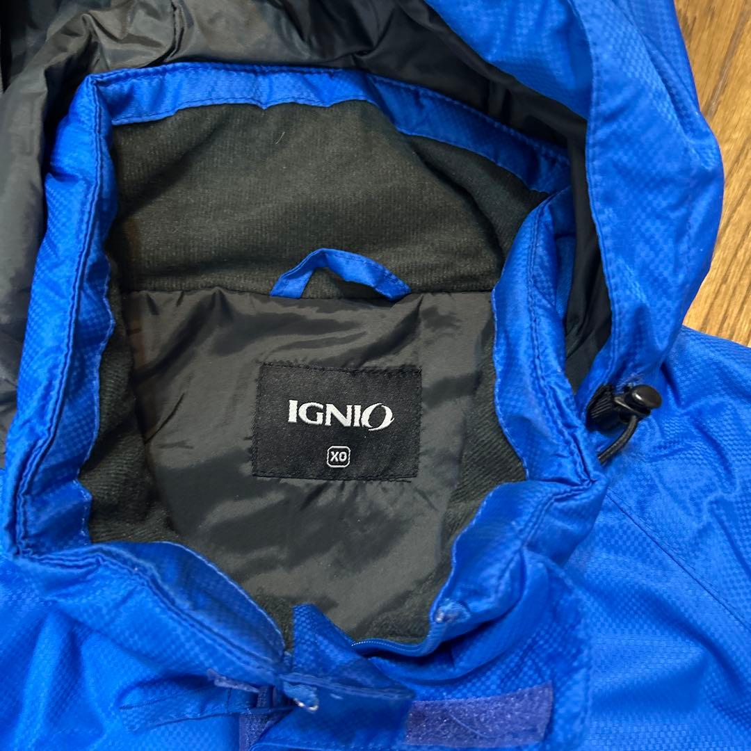 ひまわり様用　IGNIO スキーウェア上下　XOサイズ 青/黒　大きいサイズ