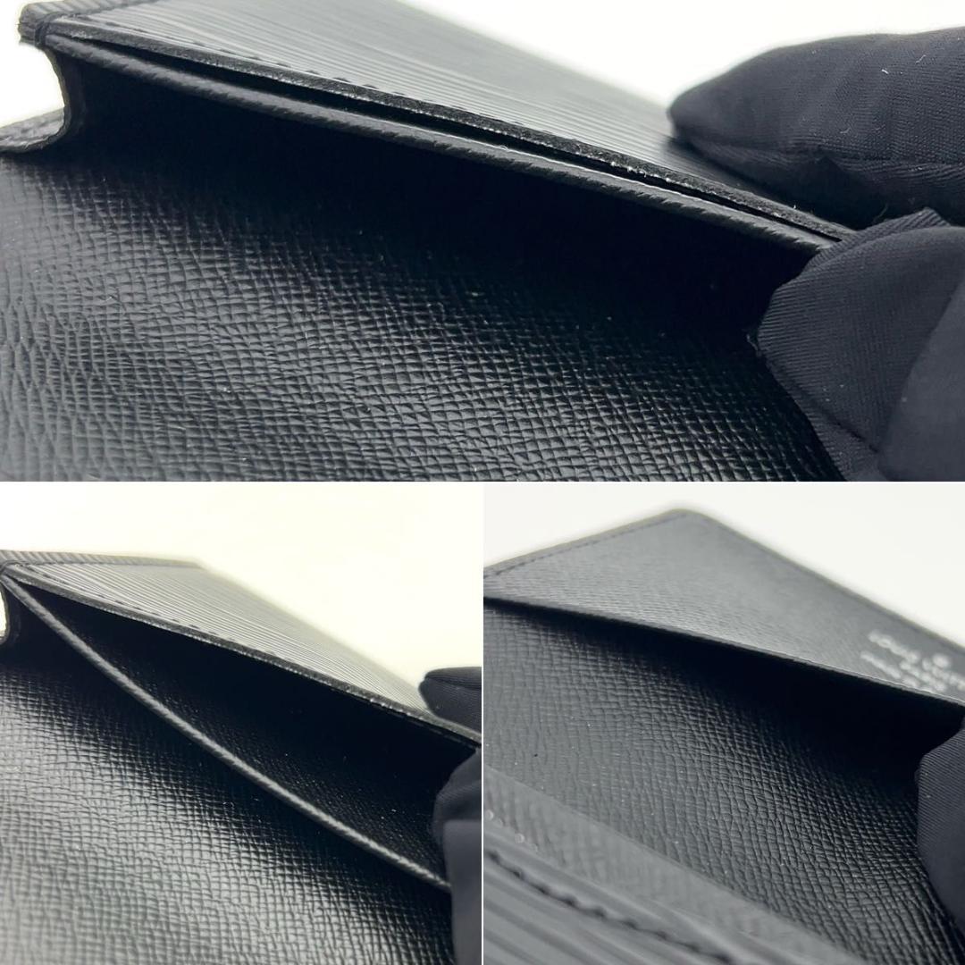 【極美品】ルイヴィトン エピ 名刺入れ カードケース 黒 ブラック 男女兼用